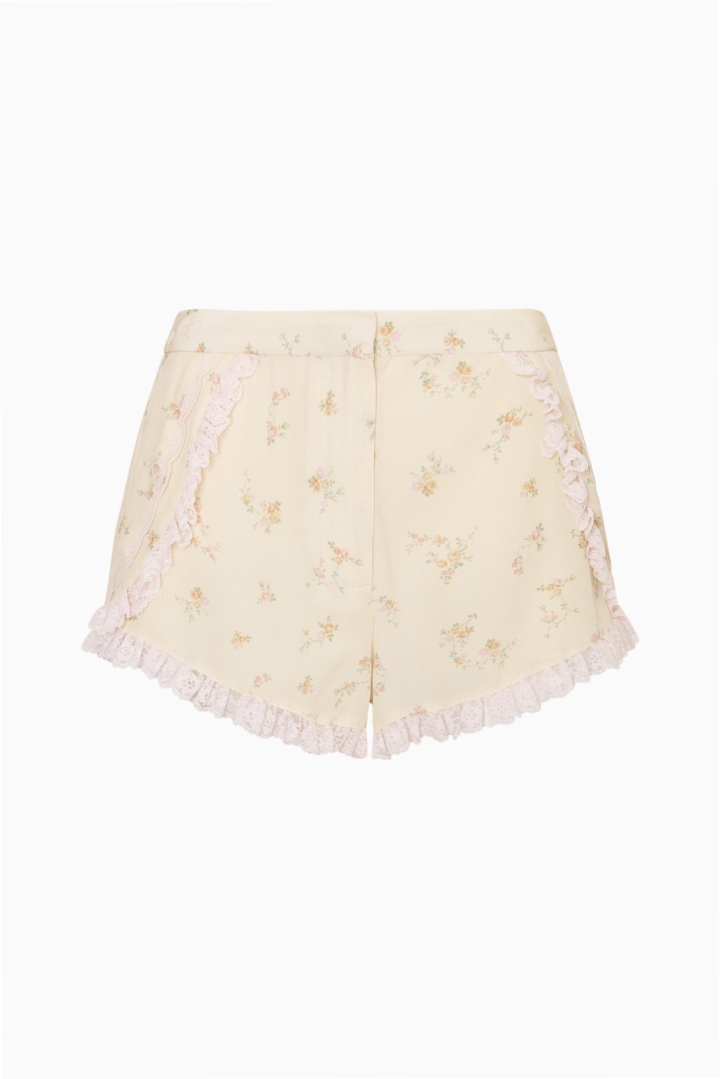 Adina Lace-Trimmed Floral Shorts - Image 5