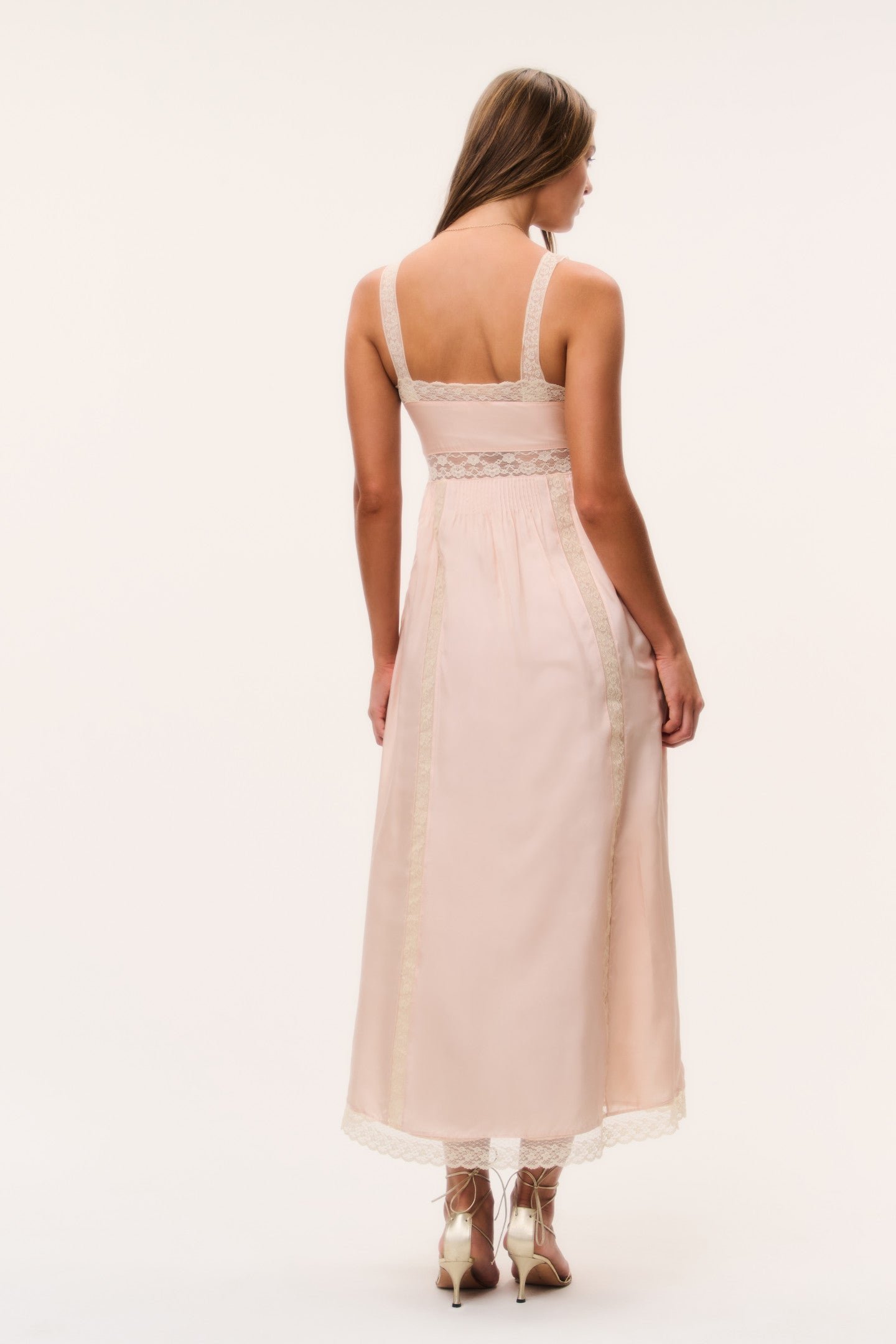Cerys Silk Lace-Trimmed Maxi Dress - Image 5