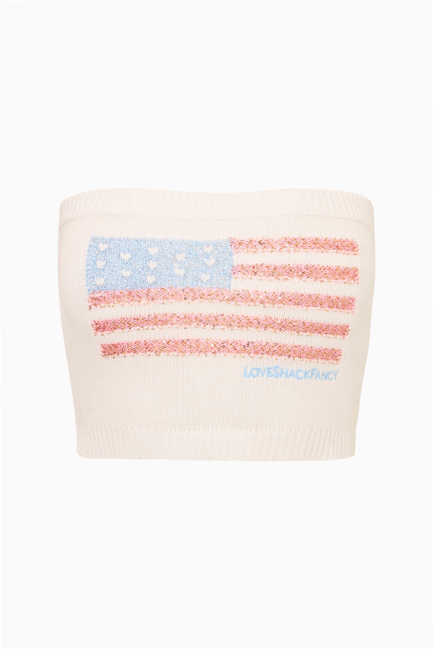 Deserae Sparkle Americana Tube Top - Image 6