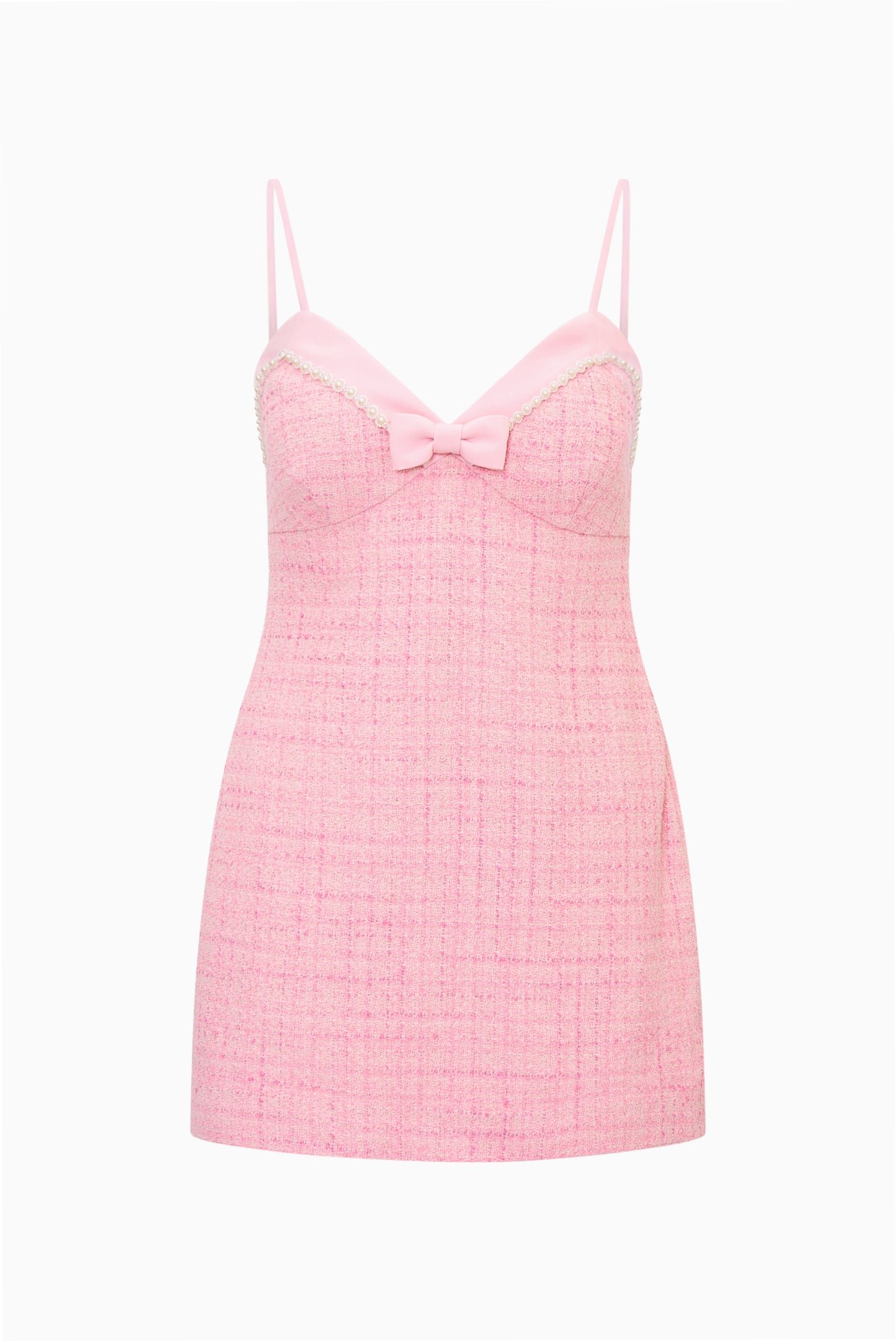 Florencio Tweed Mini Dress - Image 4