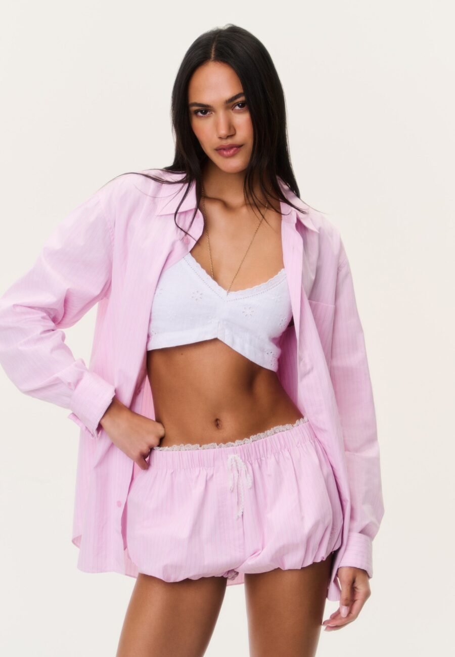 Sparrow Pinstripe Bloomer Shorts