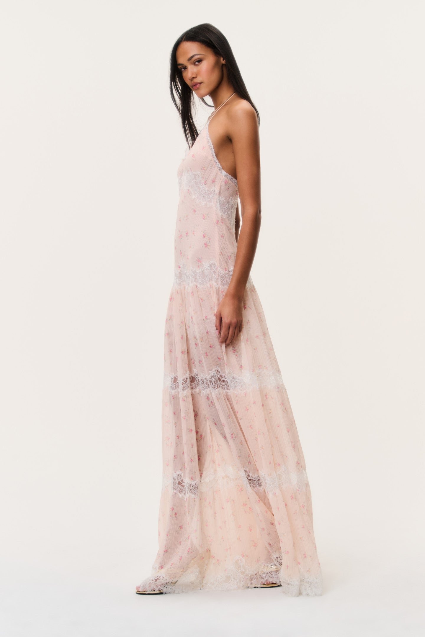 Kieva Floral Cotton-Silk Maxi Dress - Image 5