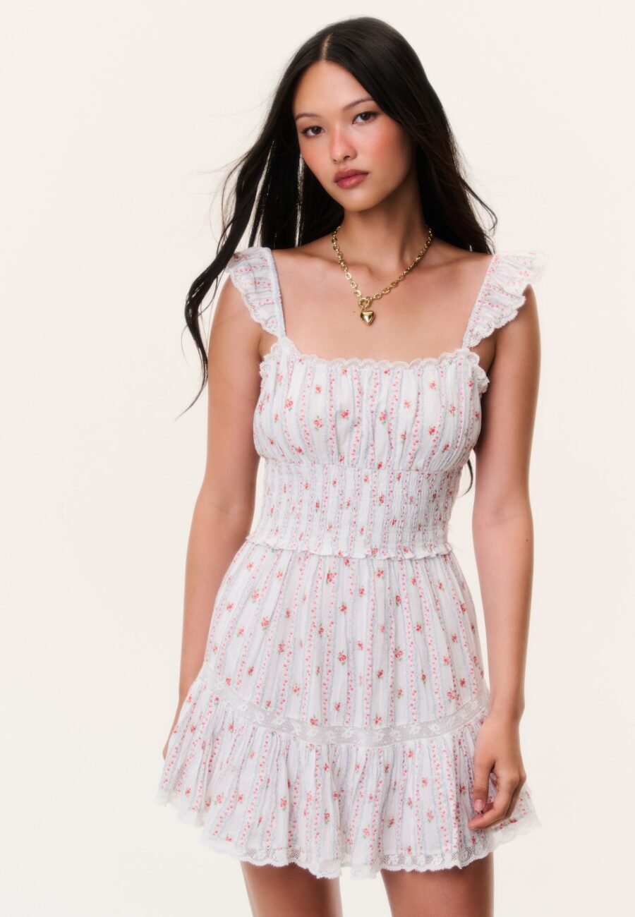 Maralina Cherry Stripe Mini Dress