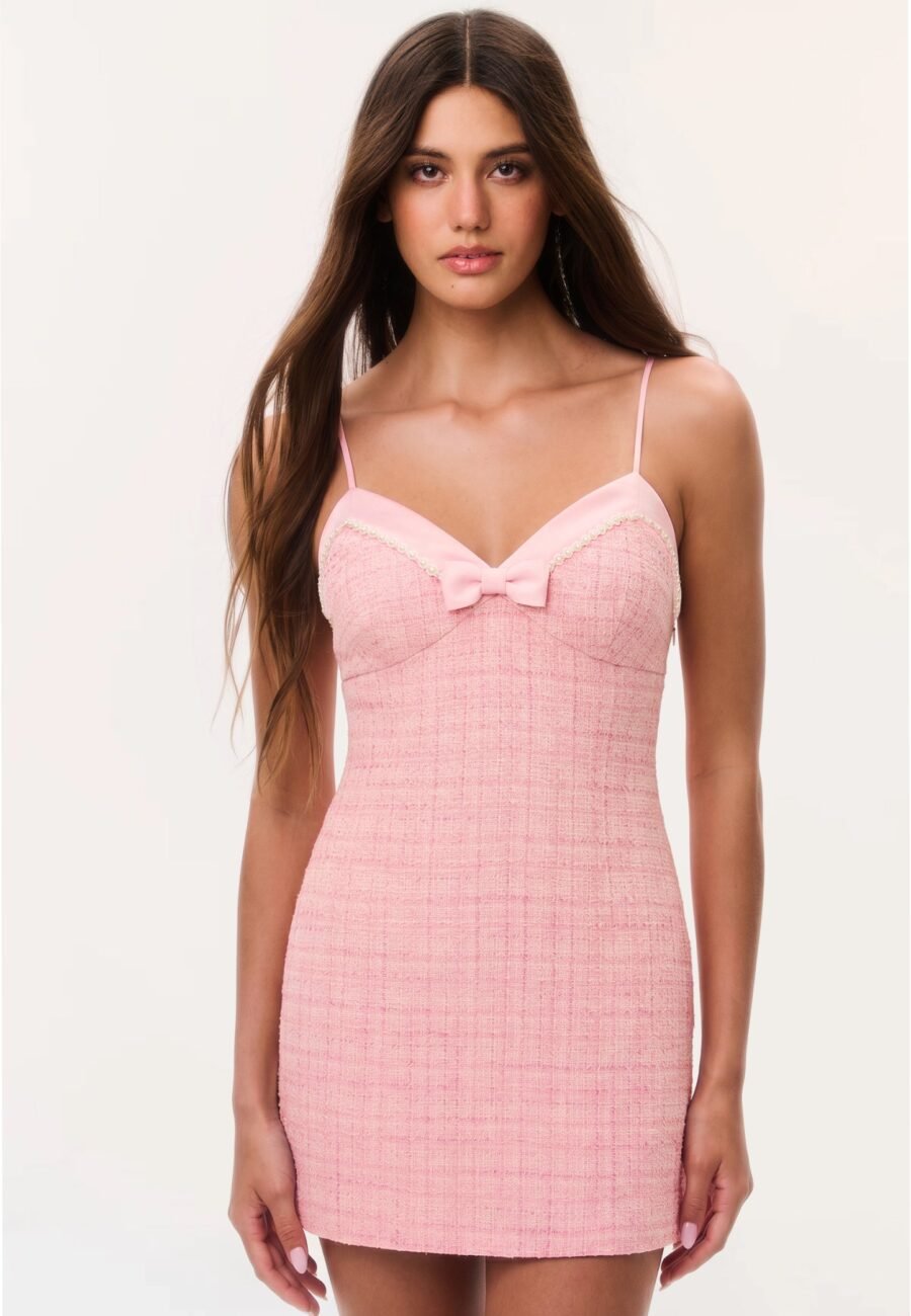 Florencio Tweed Mini Dress