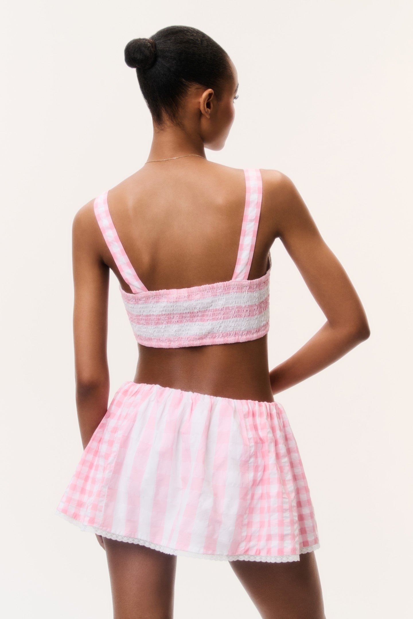 Ricky Seersucker Bralette Top - Image 4
