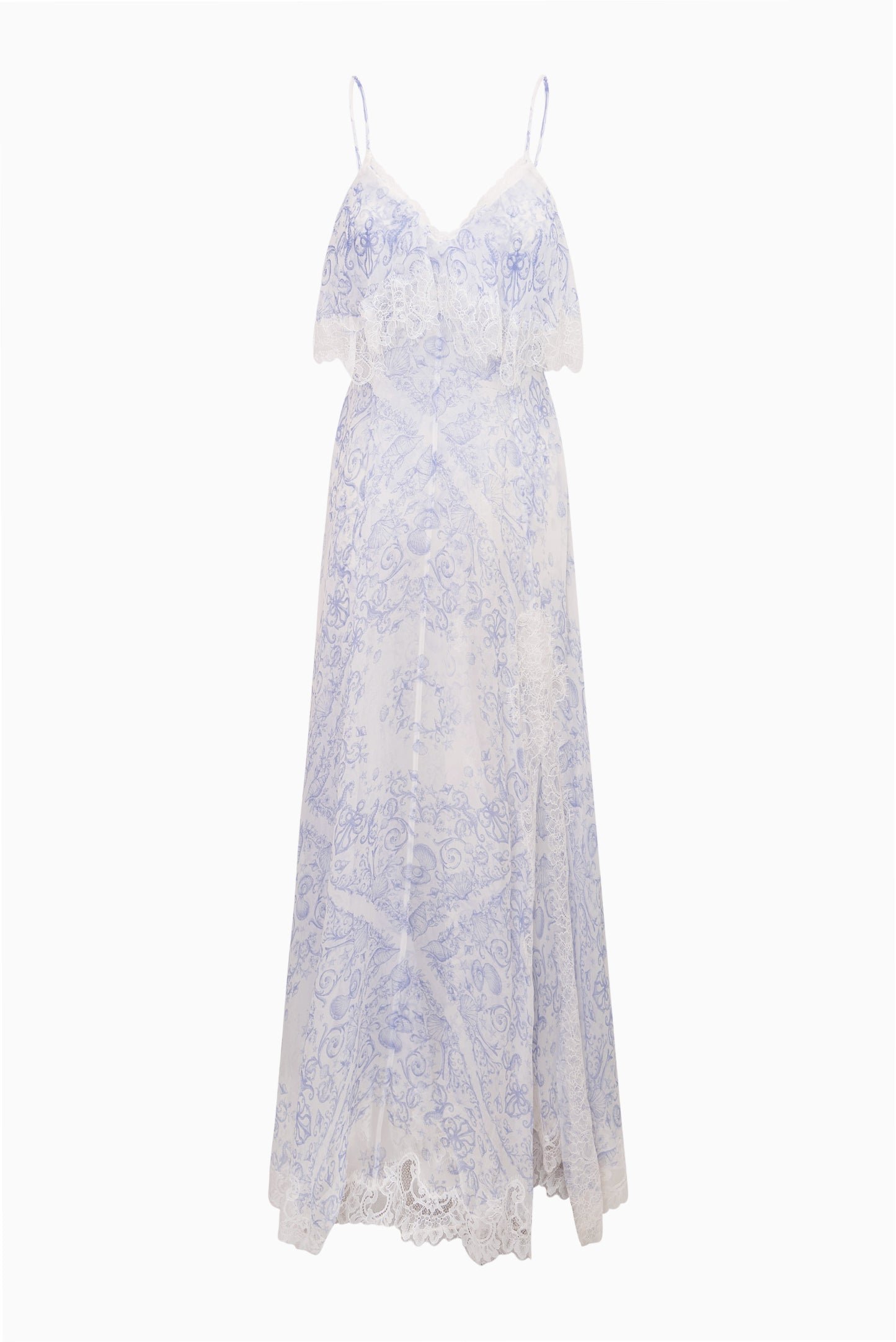 Stelline Sheer Silk Maxi Dress - Image 7